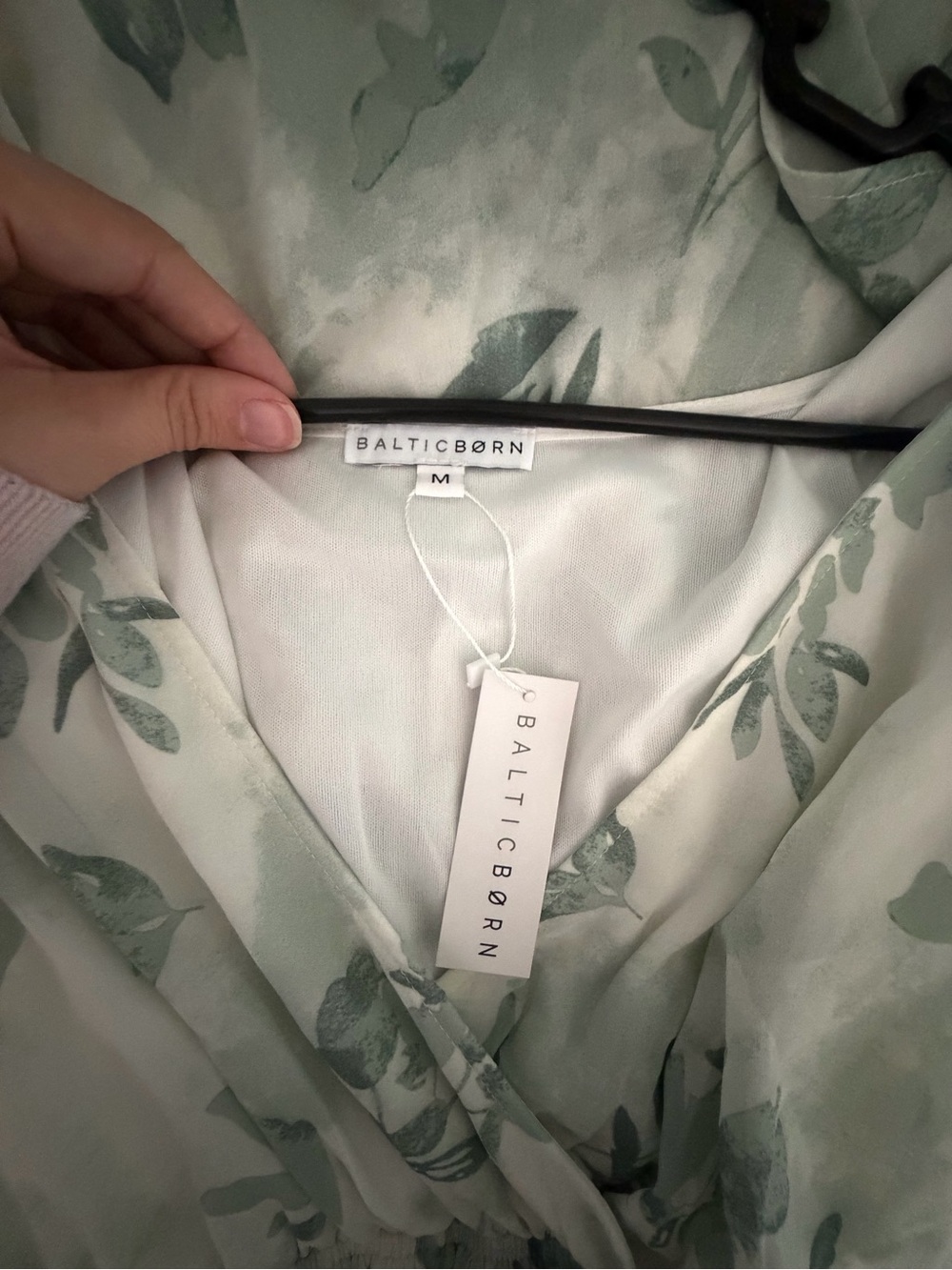 Baltic Born Mint Green Floral Wrap Maxi Dress - Picture 2 of 3